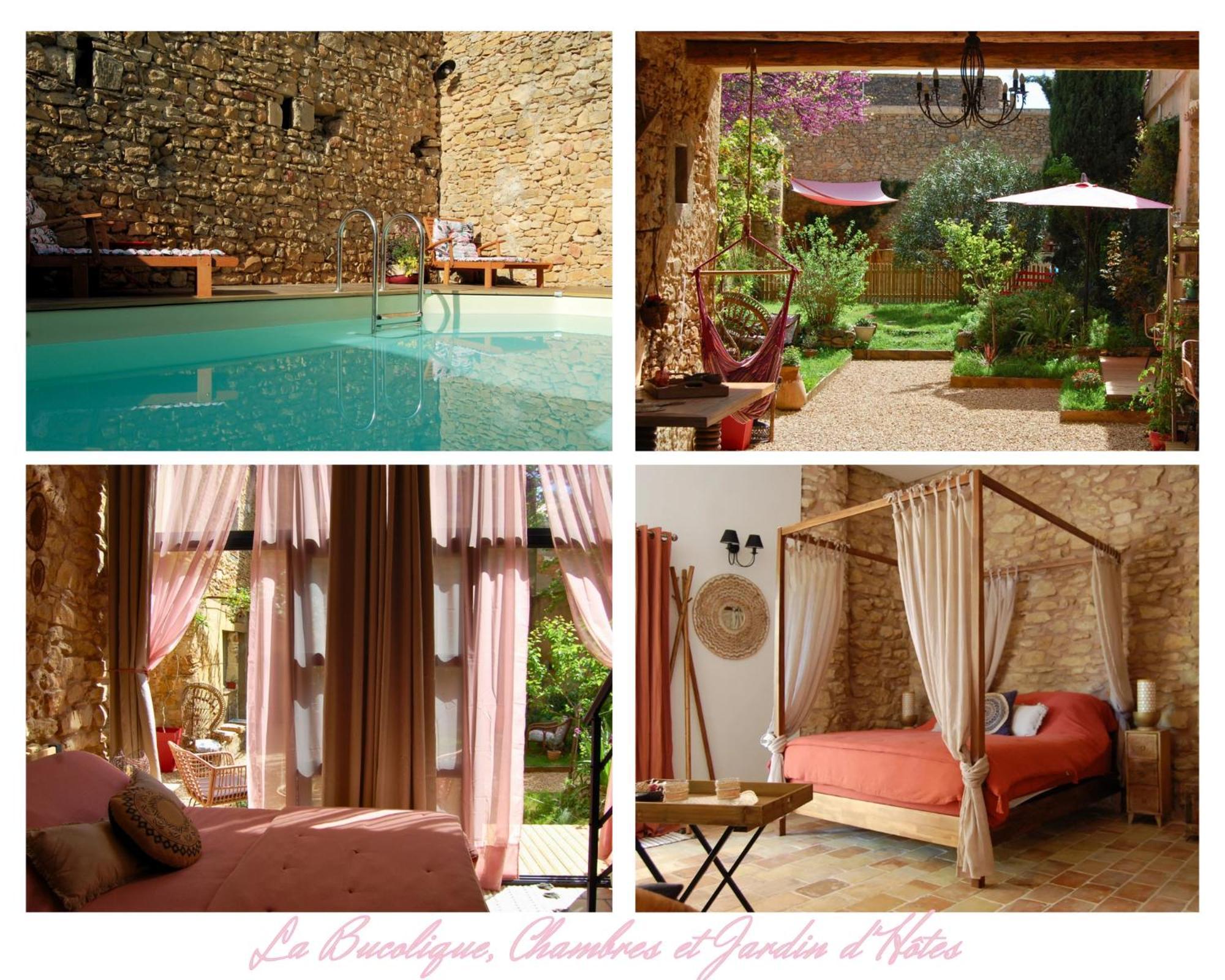La Bucolique, Chambres Et Jardin D'Hotes Sabran Exterior photo